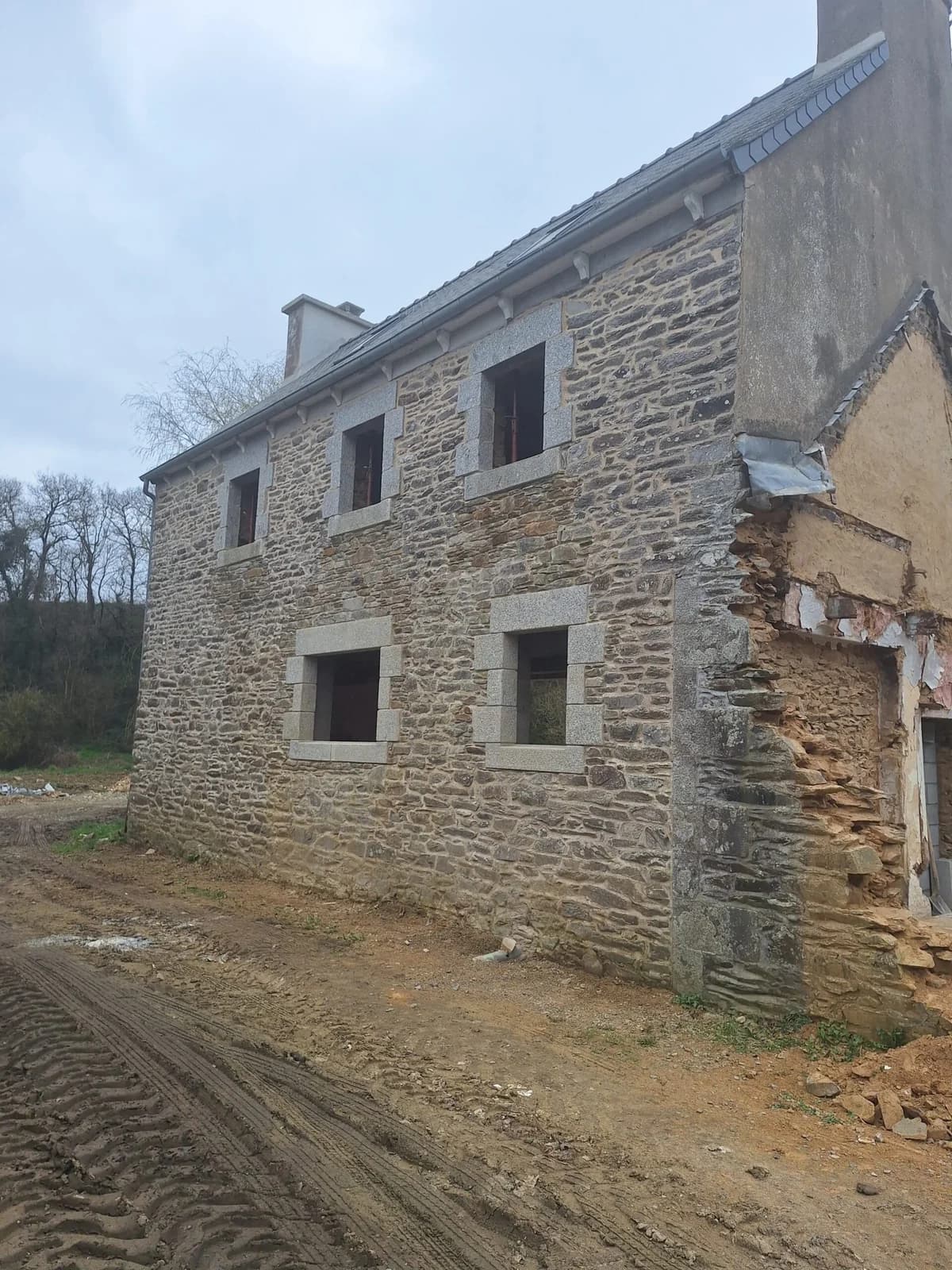 Maison en pierre rénovée
