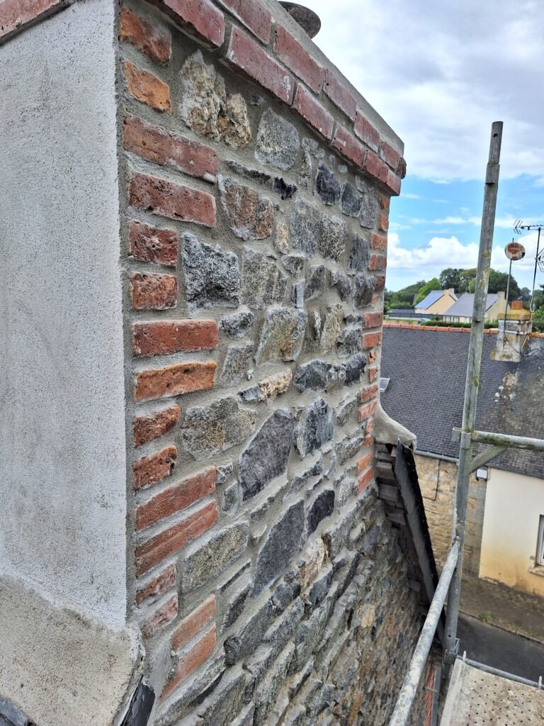 Rénovation conduit de cheminée – TM Maçonnerie Rénovation d'un conduit de cheminée